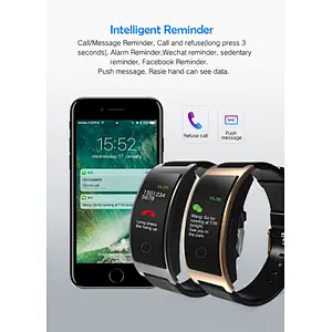 China mobile phone accessories manufacturer support OEM fitness track bracelet with blood pressure support customize your own lo