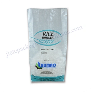 Guaranteed quality 25kg plastic pp woven rice packaging bag