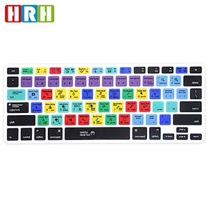 China Ali baba Ado be Photo Shop PS waterproof keyboard protectorSilicone Shortcuts Keyboard Skin for macbook pro 13 cover