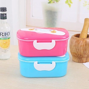 Free Sample China Supplier Lunch Box For Kids Food Grade PP Material Bento Box Colorful Leakproof Food Containers