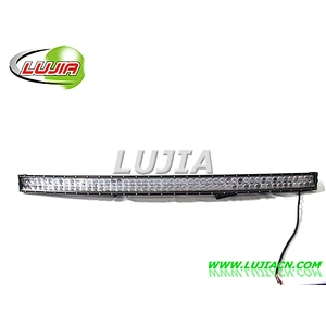 New 4D 51inch 500W Curved led light bar with 4 color PC cover, 5W led chips 4X4 off road LED light bar for Jeep wrangler