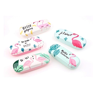 PU leather optical eyewear eyeglass case with custom design