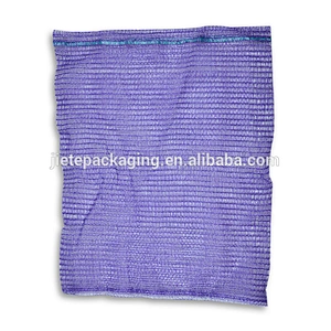 Video, PE raschel mesh net bag raw material packing vegetable and fruit wholesale for garlic