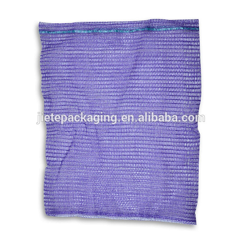 Video, PE raschel mesh net bag raw material packing vegetable and fruit wholesale for garlic