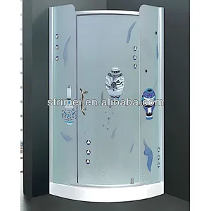 12 Years Gold Supplier New Design Acrylic Tray Enclosed Shower Room With Picture