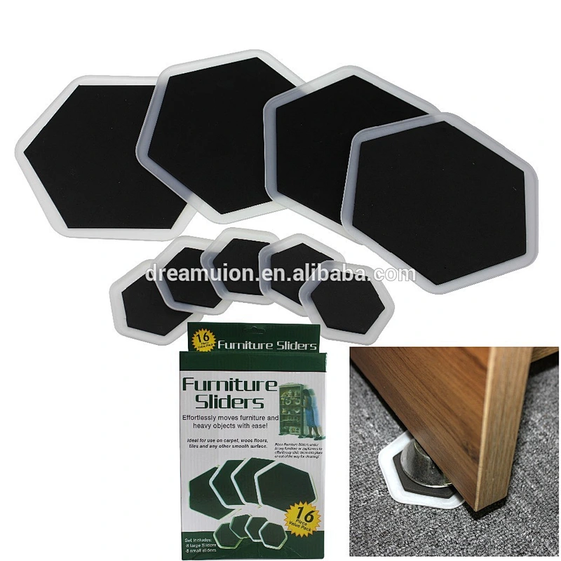 16pcs Easy Furniture Sliders Movers