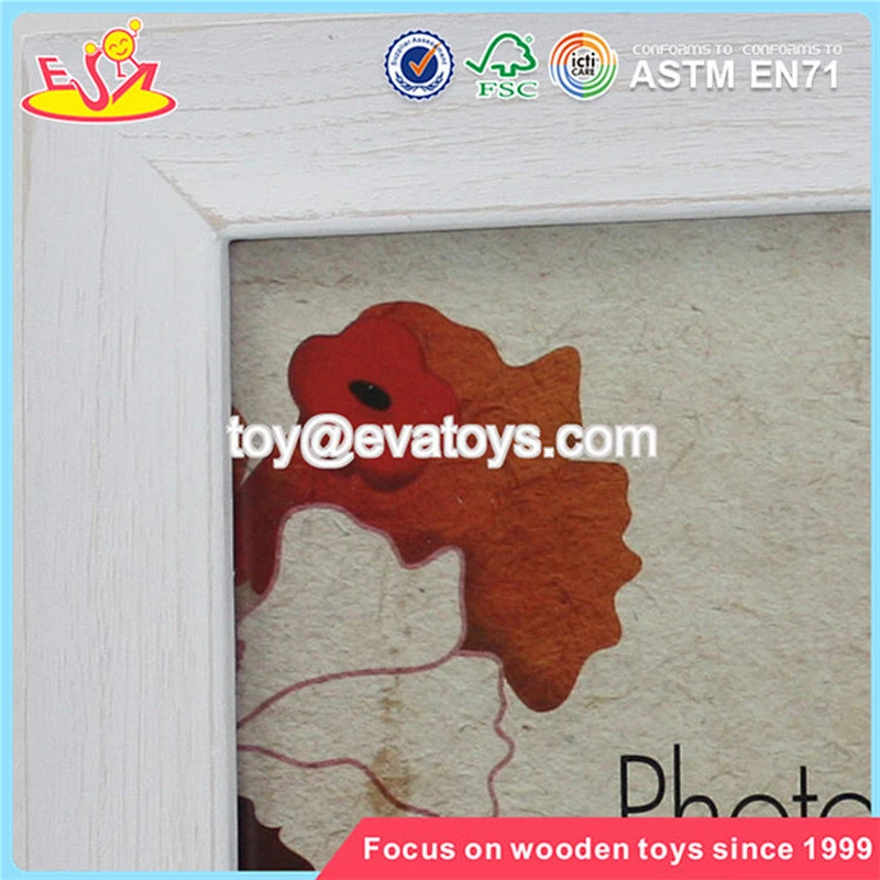 Wholesale cheap wooden big photo frame with custom W09A029