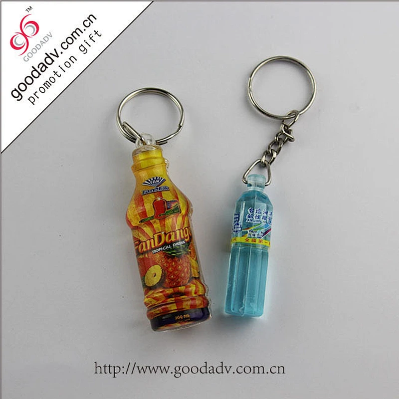 2015 new promotional gift mini bottle keychain in Guangzhou Sale