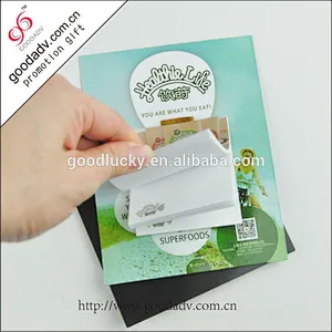 promotional shaped sticky notepad fridge magnet note pad