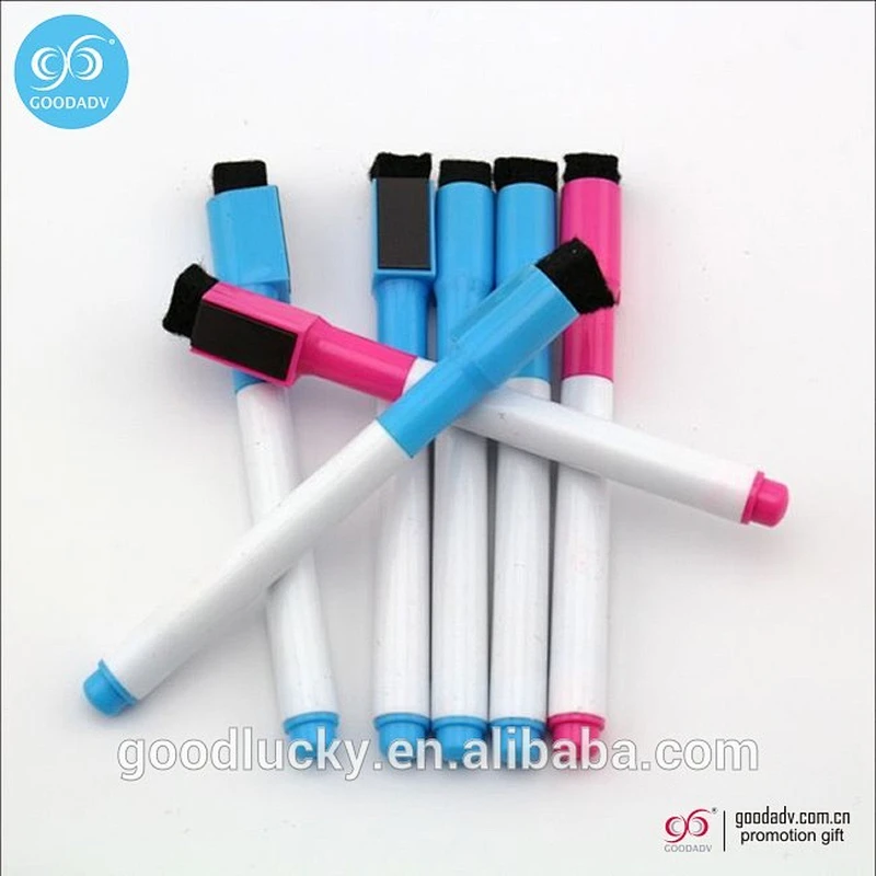Classic White board marker with brush dry erase maker