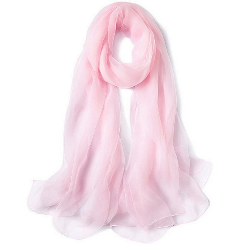Hot Selling Custom Design white silk scarf for painting