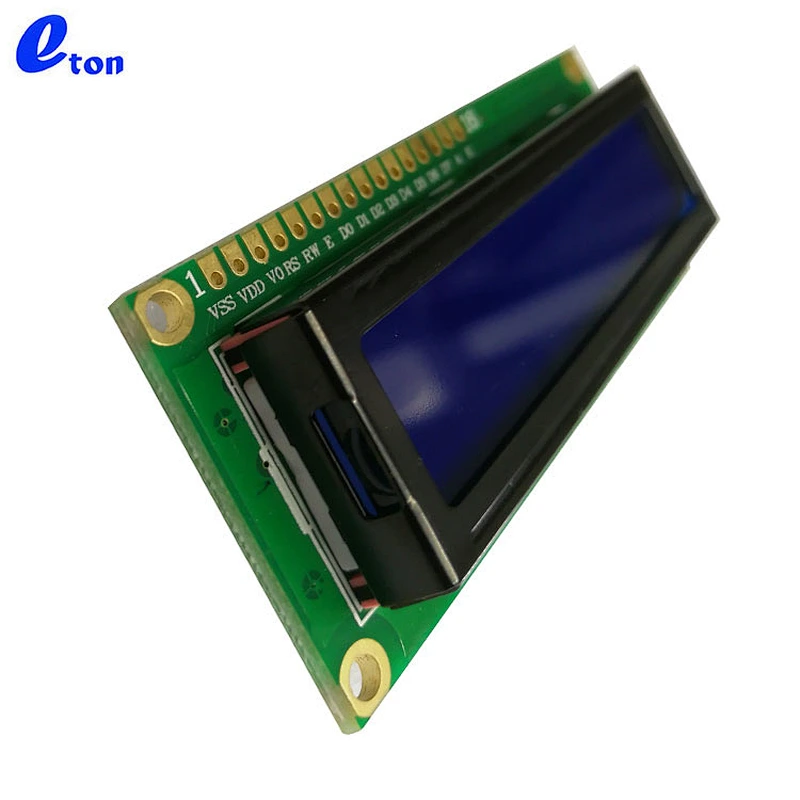 high quality custom 1602 character STN blue backlight lcd 16x2  module