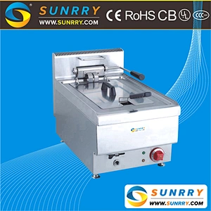 Commercial Deep Fat Fryer 12.5 Liters Home Deep Fryer Potato Chips Machine (SY-TF400A SUNRRY)