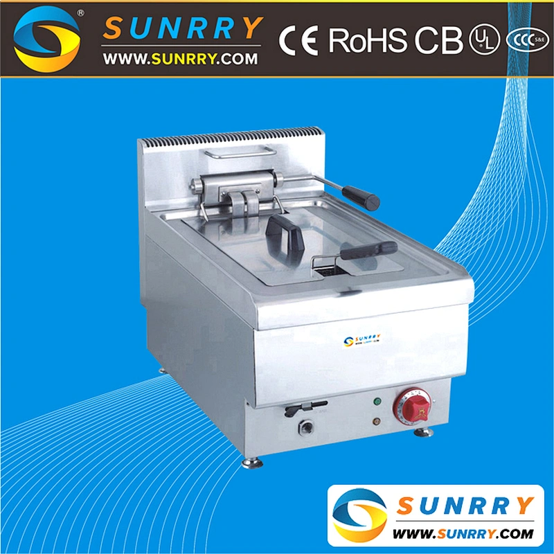 Commercial Deep Fat Fryer 12.5 Liters Home Deep Fryer Potato Chips Machine (SY-TF400A SUNRRY)