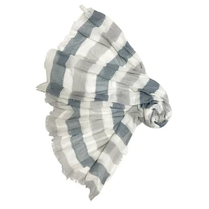 Fashion best selling warm 100% cotton women muslin scarf
