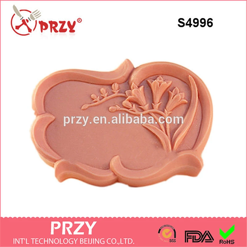 Freesia 3d silicone molds handmade soap mold DIY silicone soap molds -S4996