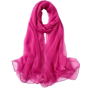 Hot Selling Custom Design white silk scarf for painting