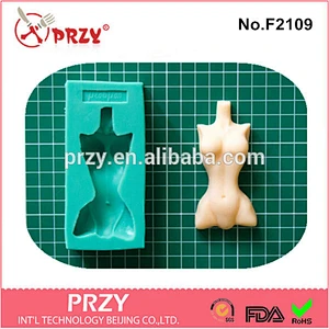 F2109 PRZY high quality fondant silicone mold for candy
