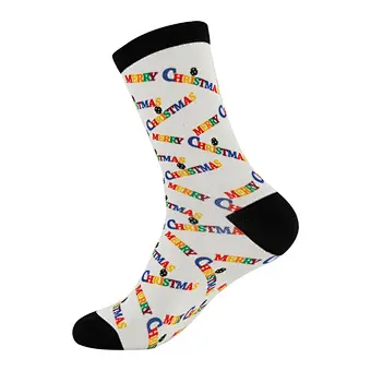 2018 Unisex Fashion Santa Series Tube Socks 3D Digital Printing Funny Christmas Socks Wholesale