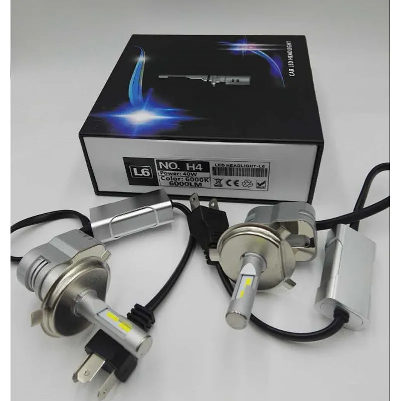 2017 L6 6000lm CSP Y22 LED headlight H4 H1 H3 H7 H11 9005 9006 9012 880 881.H15 H16 D1,D2,D3,D4 H13 9004 VS Y19 car led