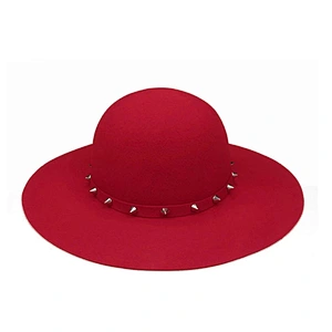 Wholesale Fashion Vintage Women Wide Brim Wool Felt hat Floppy Wool Hat