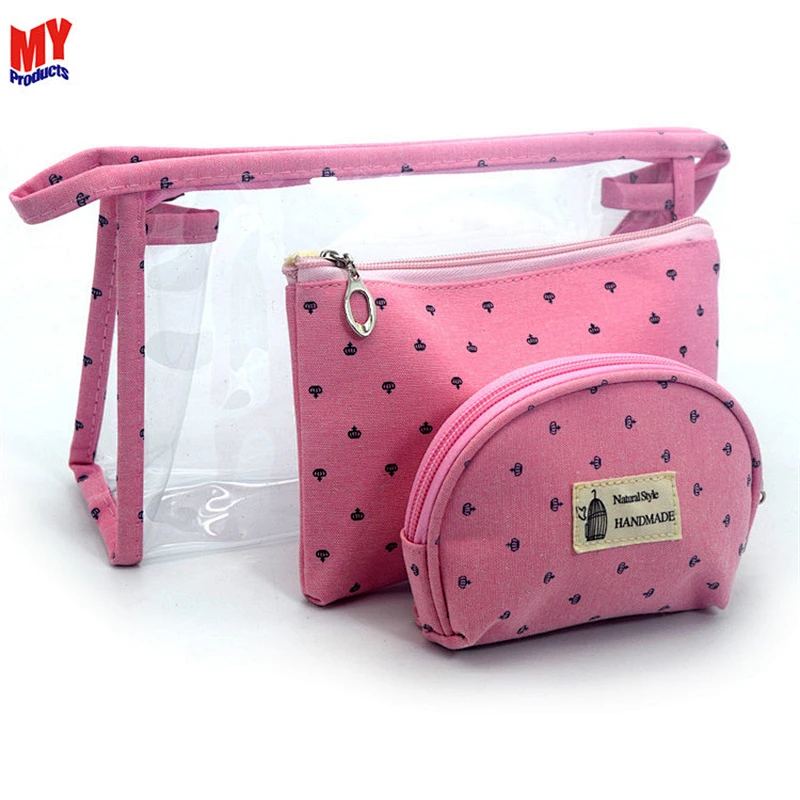 Custom 2019 Travel Zipper Fashion Women Cosmetic Pouch Bag