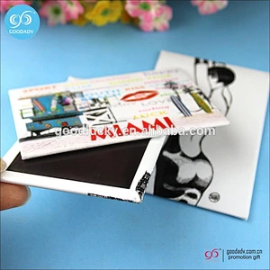 promotional tin fridge magnet sticker souvenir fridge magnet