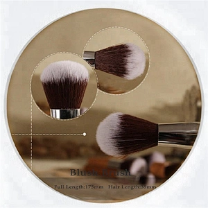 Personalised 11 Pieces Natural Factory Price Cosmetic Brush Set Wood Brush Kit Wooden Makeup Brush Manufacturers China