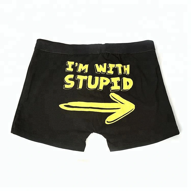 Popular comfortable pattern printed underwear men boxer
