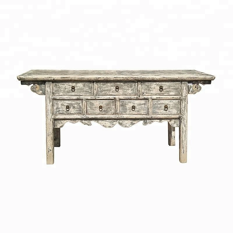 wholesale chinese antique reproduction furniture, vintage distressed table