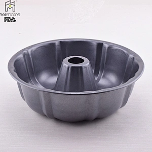 Carbon Steel Coating Non Stick Bundt Cake Pan With Chimney