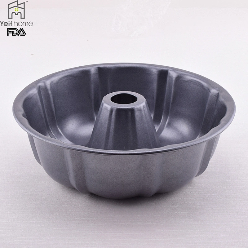 Carbon Steel Coating Non Stick Bundt Cake Pan With Chimney