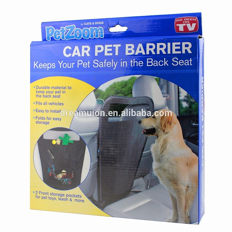 universal Pet Barrier Mesh Car Suv Dog Safety Auto Travel Pet Back Seat