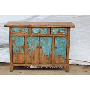 chinese songshi antique furniture solid wood matt living room furniture cabinet
