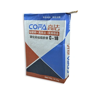 Professional manufacture kraft paper mortar valve bag for 25kg
