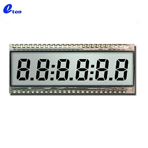 high  quality  custom made segment 6 digit display very small lcd screen for fuel  dispenser machine