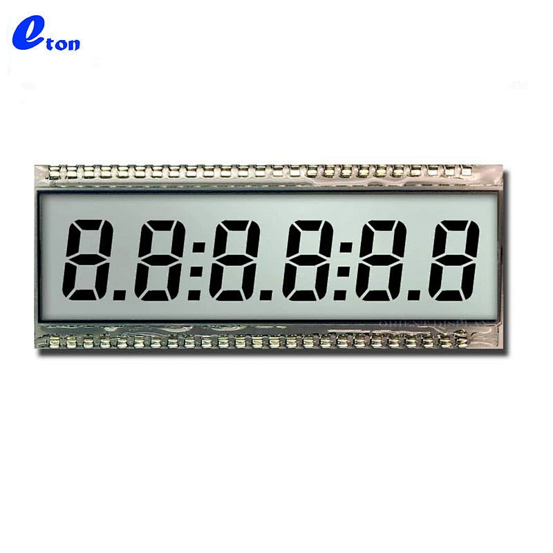 high  quality  custom made segment 6 digit display very small lcd screen for fuel  dispenser machine