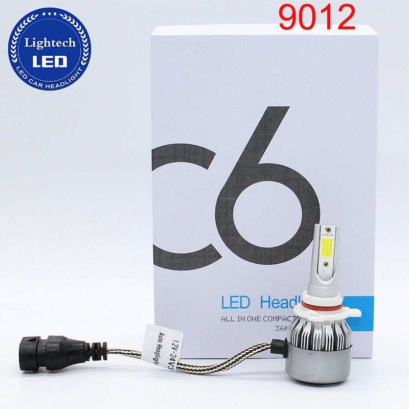 Auto C6 LED 9012 COB Headlight For Truck