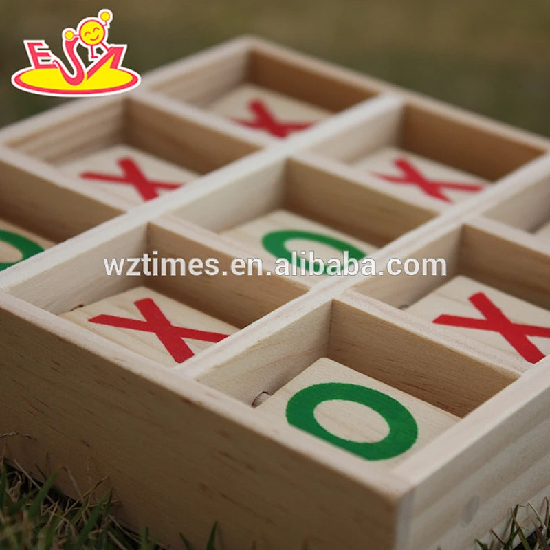 Wholesale interesting tic tac toe toy wooden board game toy for relieve pressure W01A160
