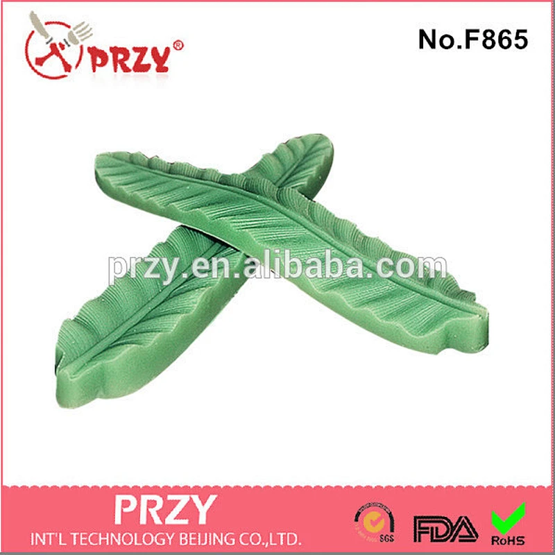 Hot sale Model F865 leaf shape fondant baking molds