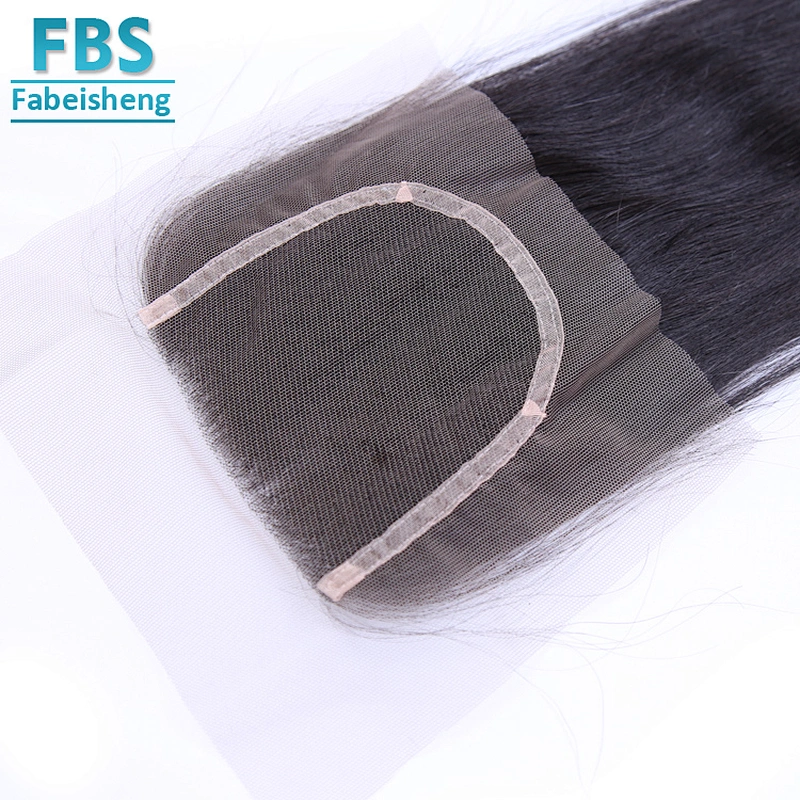 2018 FBS hot selling high quality 100% unprocessed 4*4 lace closure