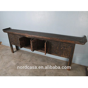 Chinese Antique Handmade carved console altar table