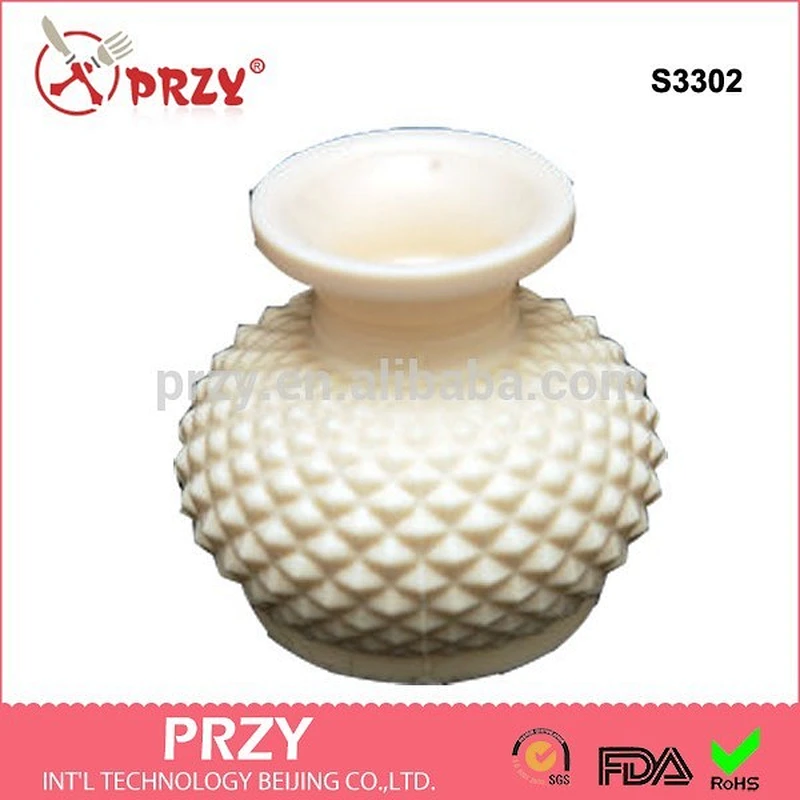 3d vase silicone soap mold handmade silicone molds for wholesale