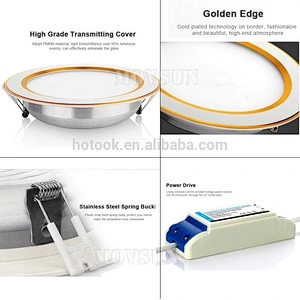 2.4G Wireless 4-zone Remote and Smartphone APP Wifi Control Mi.light 6W 12W LED Downlight