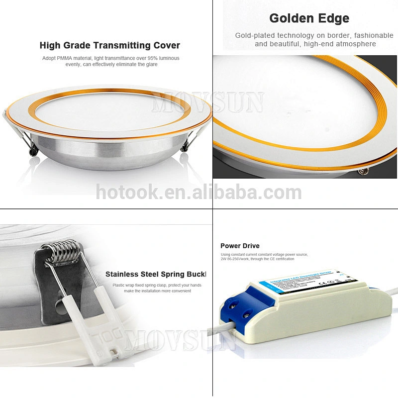 2.4G Wireless 4-zone Remote and Smartphone APP Wifi Control Mi.light 6W 12W LED Downlight