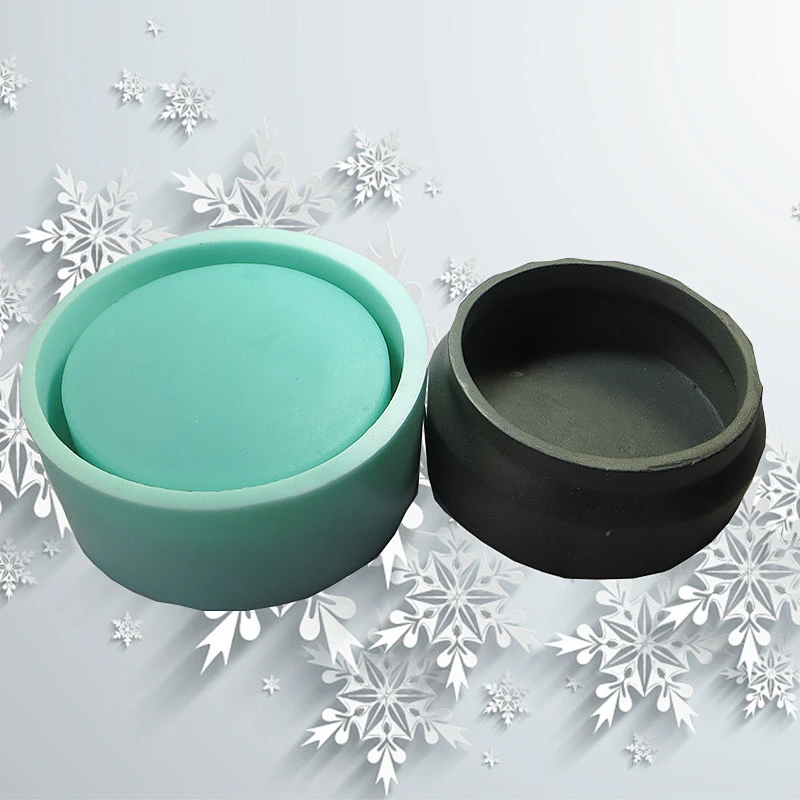 Nordic cement flower pot  silica gel creative simple home decoration Concrete planter silicone Molds