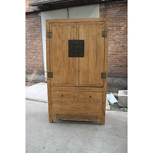 Reclaimed wood furniture solid wood wedding wardrobe