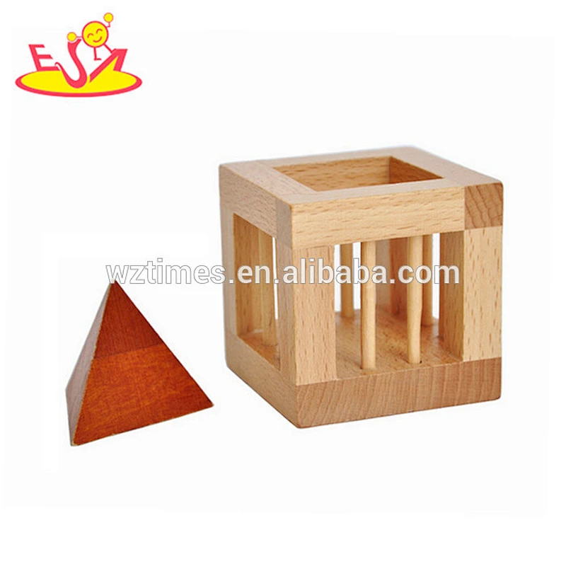 Wholesale hottest sale wooden interlocking toy for children's training W11C039