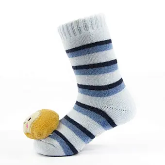 Oem Custom 3d cartoon pattern newborn cotton ankle socks non slip infant rubber sole toddler Socks baby cute kids