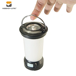 USB Rechargeable LED Camping Light Small Flash Light Emergency Red light Multi Function